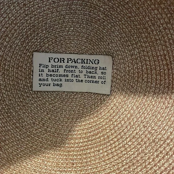 Erik Javits packable sun hat - Picture 3 of 5